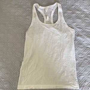 White lululemon swiftly tech tank top